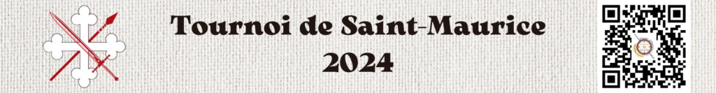 Bannière pour l'organisation du tournoi de Saint-Maurice 2024